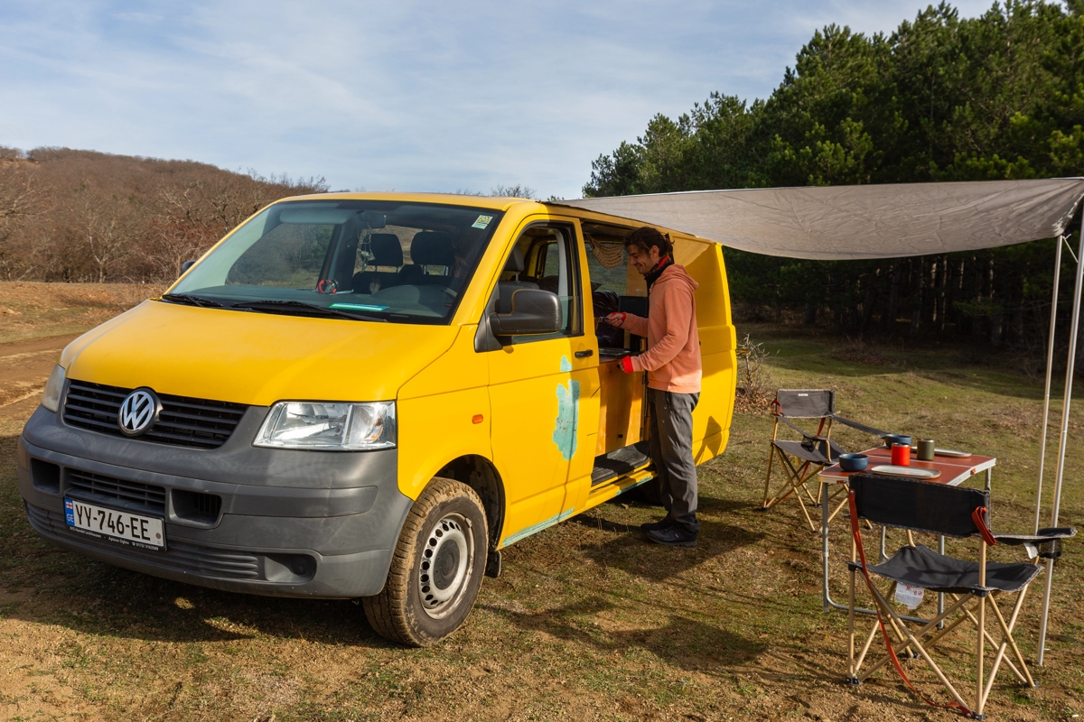 Camper van rental in Georgia